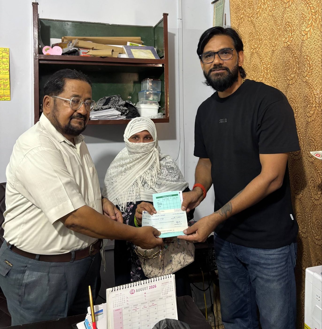 Annual school fee handed over
