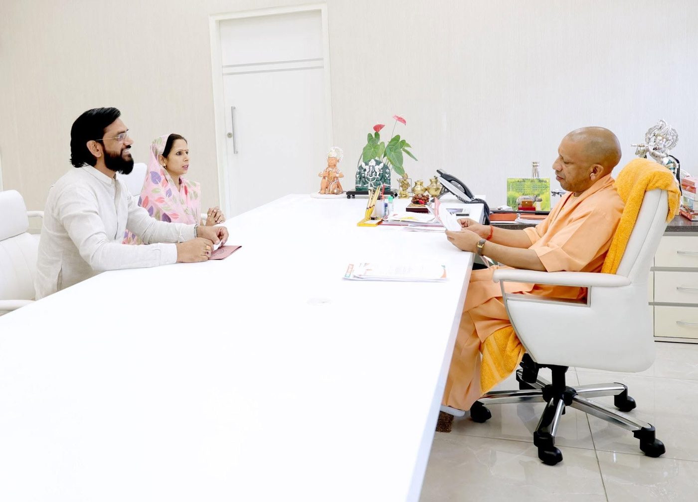 A courtesy meeting